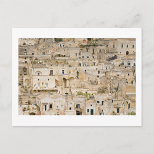 Carte Postale Maisons Sassi, Matera, Basilicate, Italie