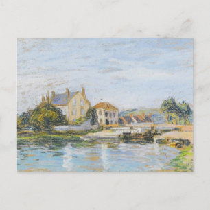 Carte Postale Maisons Sur Le Bord Alfred Sisley