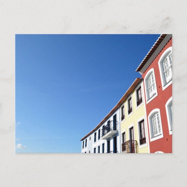 Carte Postale Maisons traditionnelles portugaises : Angra do Her (Devant)