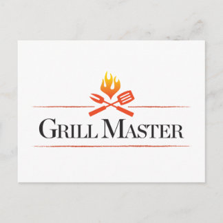 Carte Postale Maître du Grill