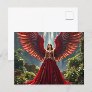 Carte postale Majestic Angel Fine Art - Fanta Vibr
