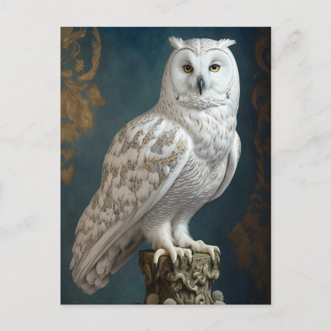 Carte postale Majestic Snowy Owl (Devant)
