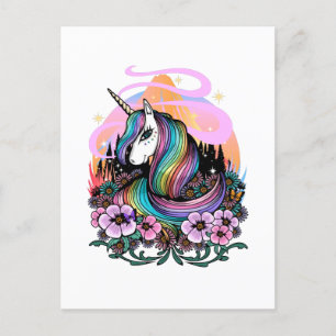 Carte Postale Majestic Unicorn