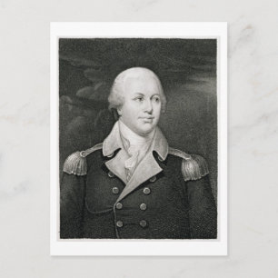 Carte Postale Major General Nathaniel Greene (1742-86), engravé