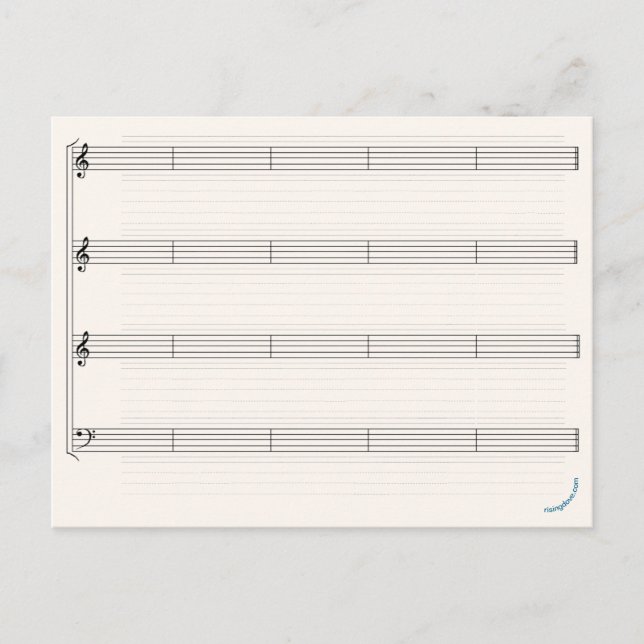 Carte Postale "Make Your own Music' Rising Dove (Devant)