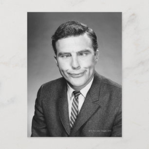 Carte Postale Making Face