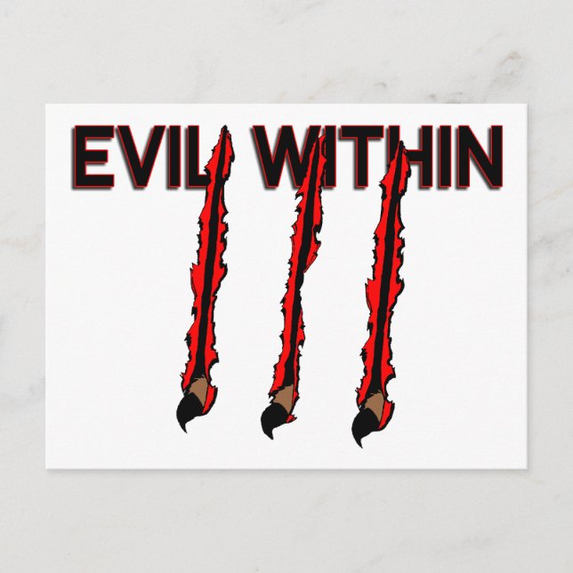 Carte Postale Mal à l'intérieur (Devant)