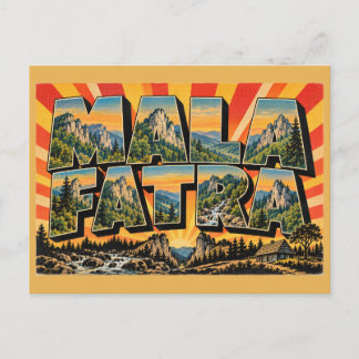 Carte Postale Mala Fatra Vallée de Vratna Gorge Voyage Artistiqu