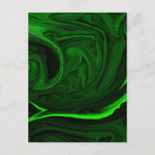 Carte Postale malachite vert texture