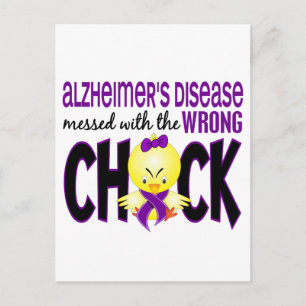 Carte Postale Maladie d'Alzheimer empoisonnée avec le mauvais po