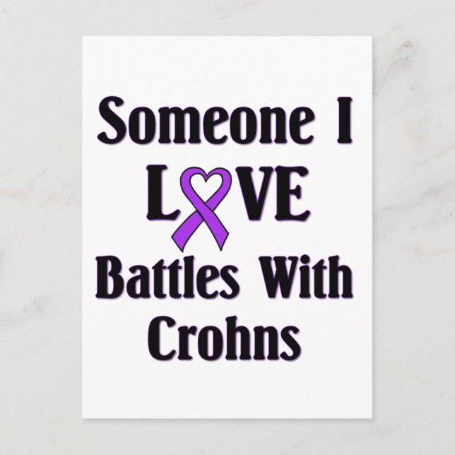 Carte Postale Maladie de Crohns (Devant)