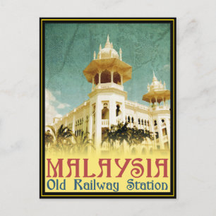 Carte Postale Malaysia Old Railway Station