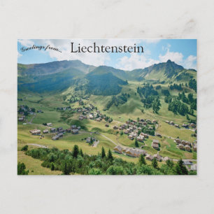 Carte Postale Malbun Liechtenstein