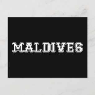 Carte Postale Maldives