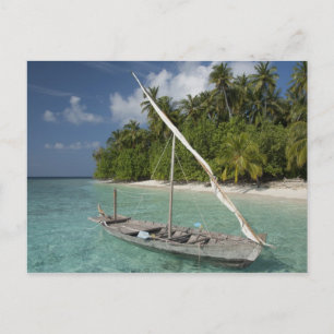 Carte Postale Maldives, Atoll de Male Nord, Île de Kuda