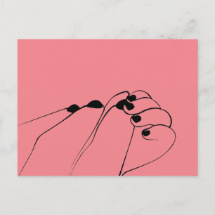 Carte Postale Mâles de bébé monochrome