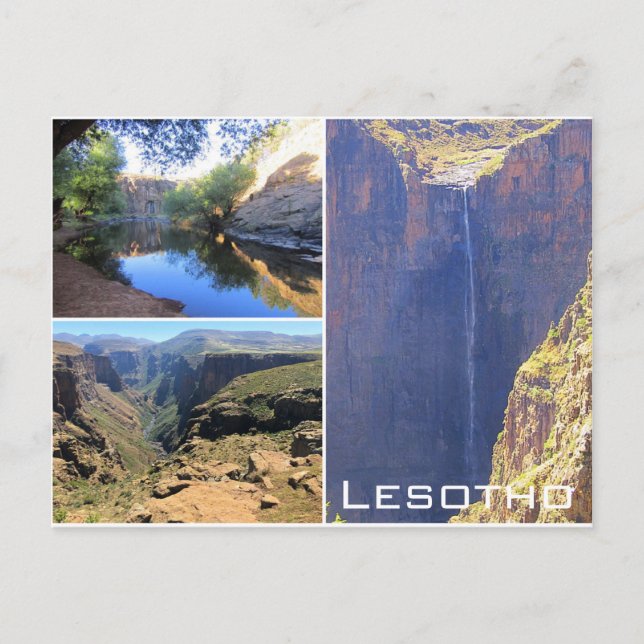 Carte Postale maletsunyane lesotho (Devant)