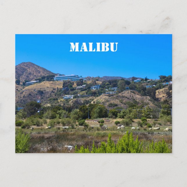 Carte postale Malibu, Californie (Devant)