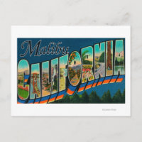 Malibu, Californie - Scènes de grandes lettres