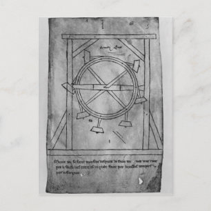 Carte Postale Mallets et roues à mouvement perpétuel