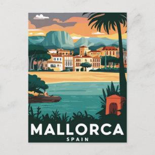 Carte Postale Mallorca, Espagne Plage Liste de Styliste