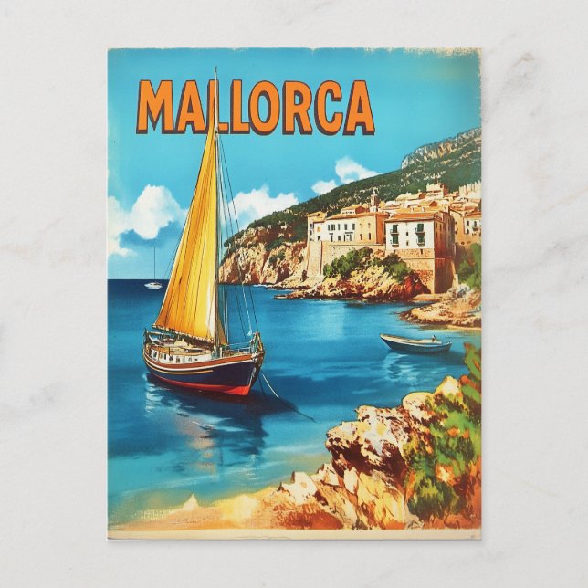Carte Postale Mallorca Vintage (Devant)