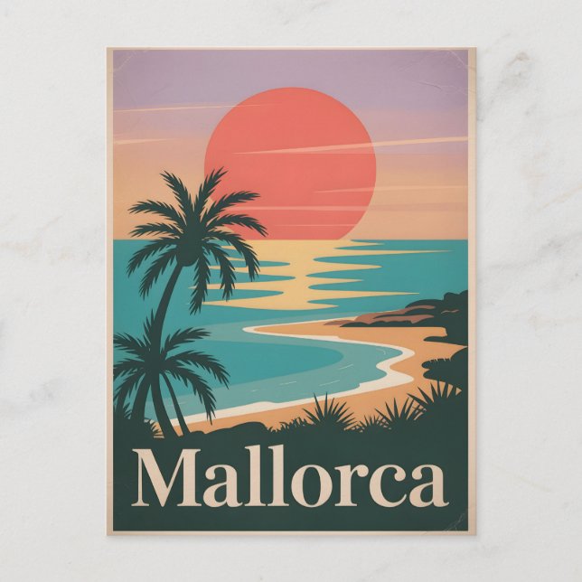 Carte Postale Mallorca vintage (Devant)