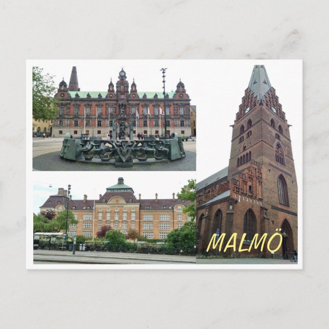 Carte Postale malmo postal (Devant)
