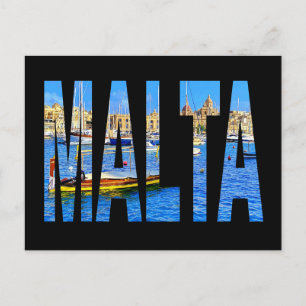 Carte Postale Malte Grand Harbour Birgu