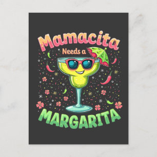 Carte Postale Mamacita a besoin d'une Margarita Cinco De Mayo Pa