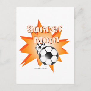 Carte Postale Maman de football