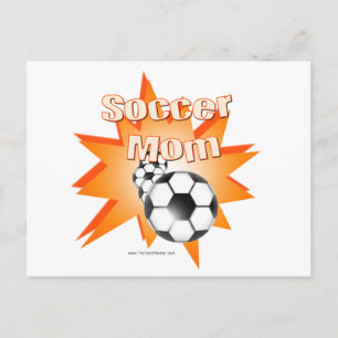 Carte Postale Maman de football