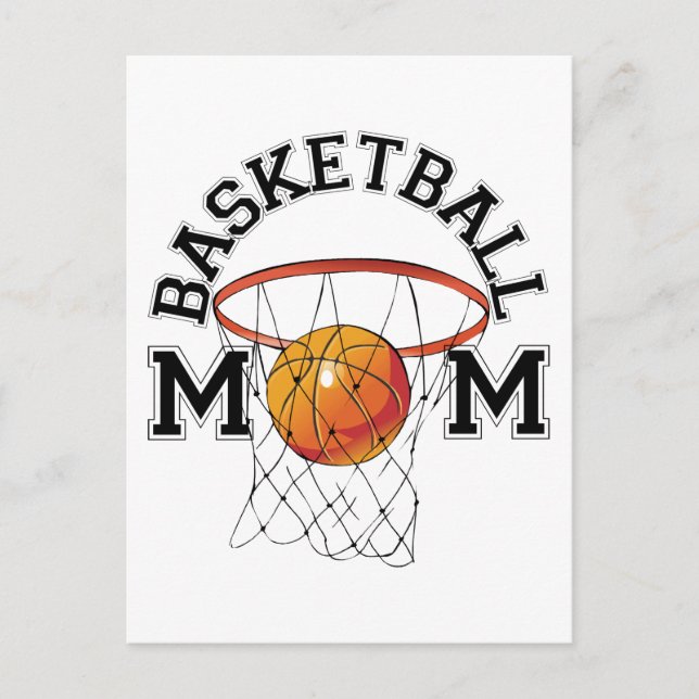 Carte Postale Maman du basket (Devant)