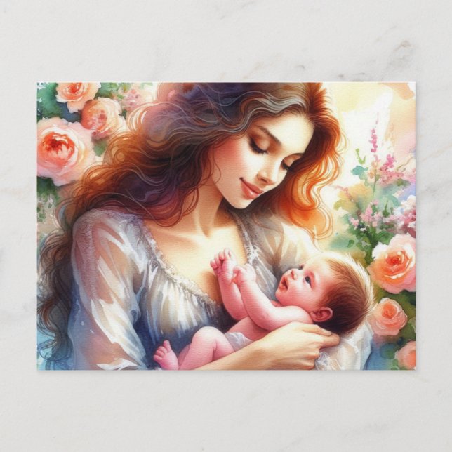 Carte Postale Maman européenne 11 (Devant)