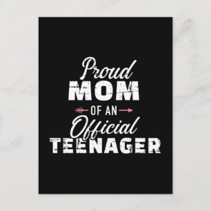 Carte Postale Maman fière pour les 13 ans de son adolescent
