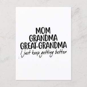Carte Postale Maman Grand-mère Grand-grand-grand-mère Fête des m