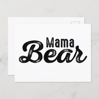 Carte Postale Maman Ours