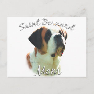 Carte Postale Maman Saint-Bernard (poil ras) 2