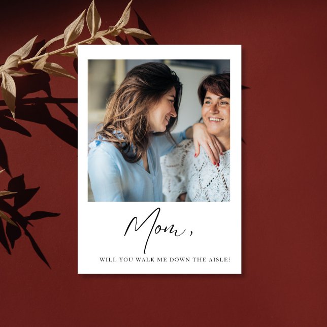 Carte Postale Maman Veux-Tu Me Faire Descendre La Mariée Mère Ai (Créateur téléchargé)