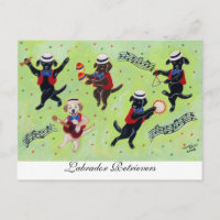 Mambo Labrador Musicians Peinture