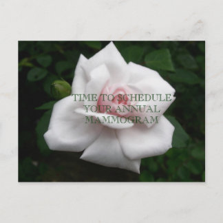 Carte Postale Mammogramme annuel