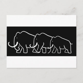 Carte postale Mammoth Family