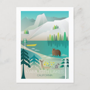 Carte postale Mammoth Lakes, Californie