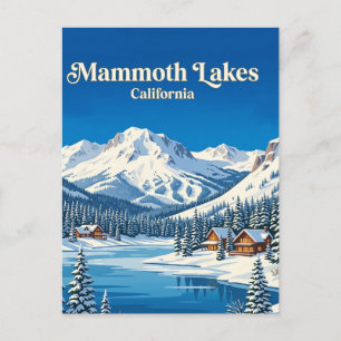 Carte Postale Mammoth Lakes, Californie, États-Unis