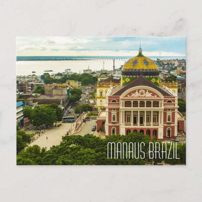 Carte postale Manaus Brésil (Devant)