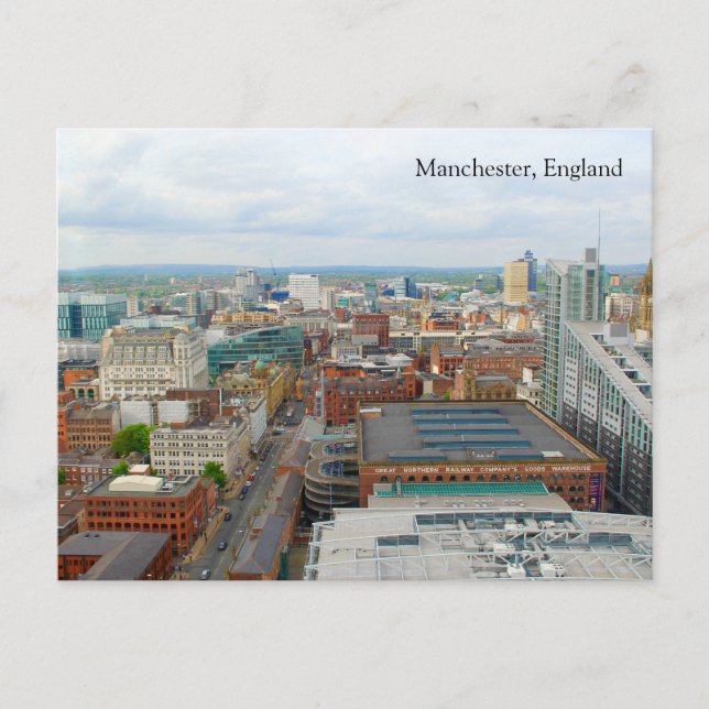 Carte Postale Manchester, Angleterre (Devant)