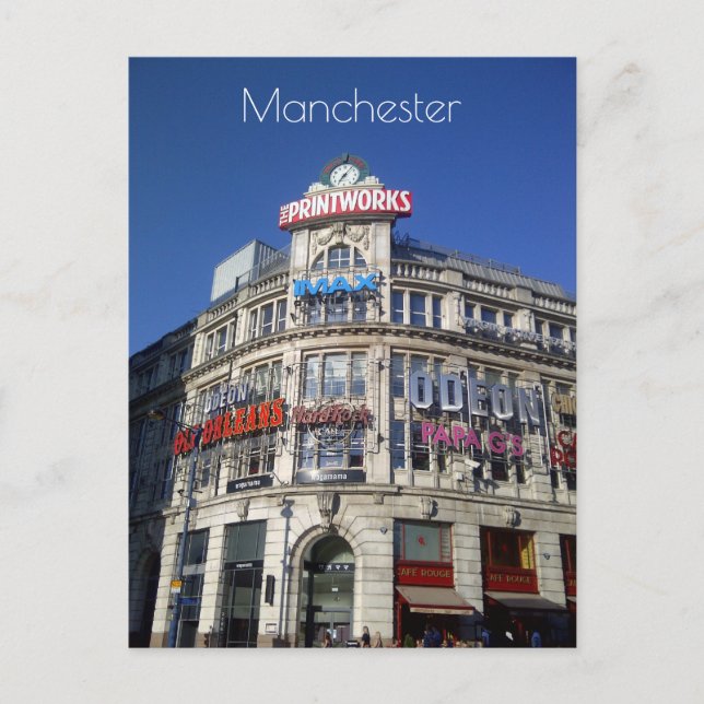 Carte postale Manchester Printworks (Devant)