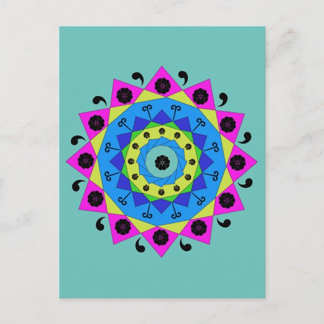 Carte Postale Mandala (Devant)