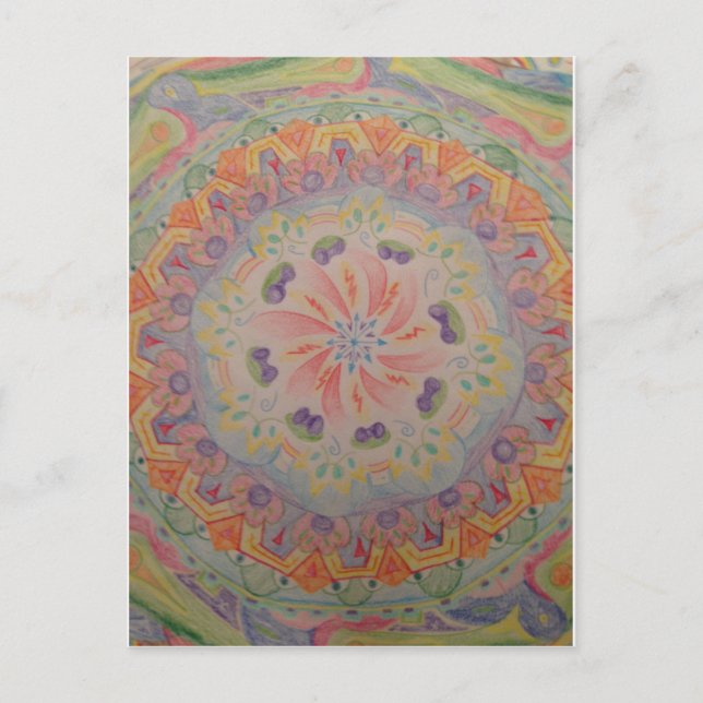 Carte postale Mandala 1 (Devant)