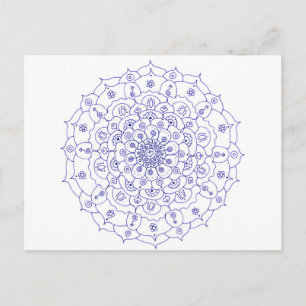 Carte postale Mandala 7
